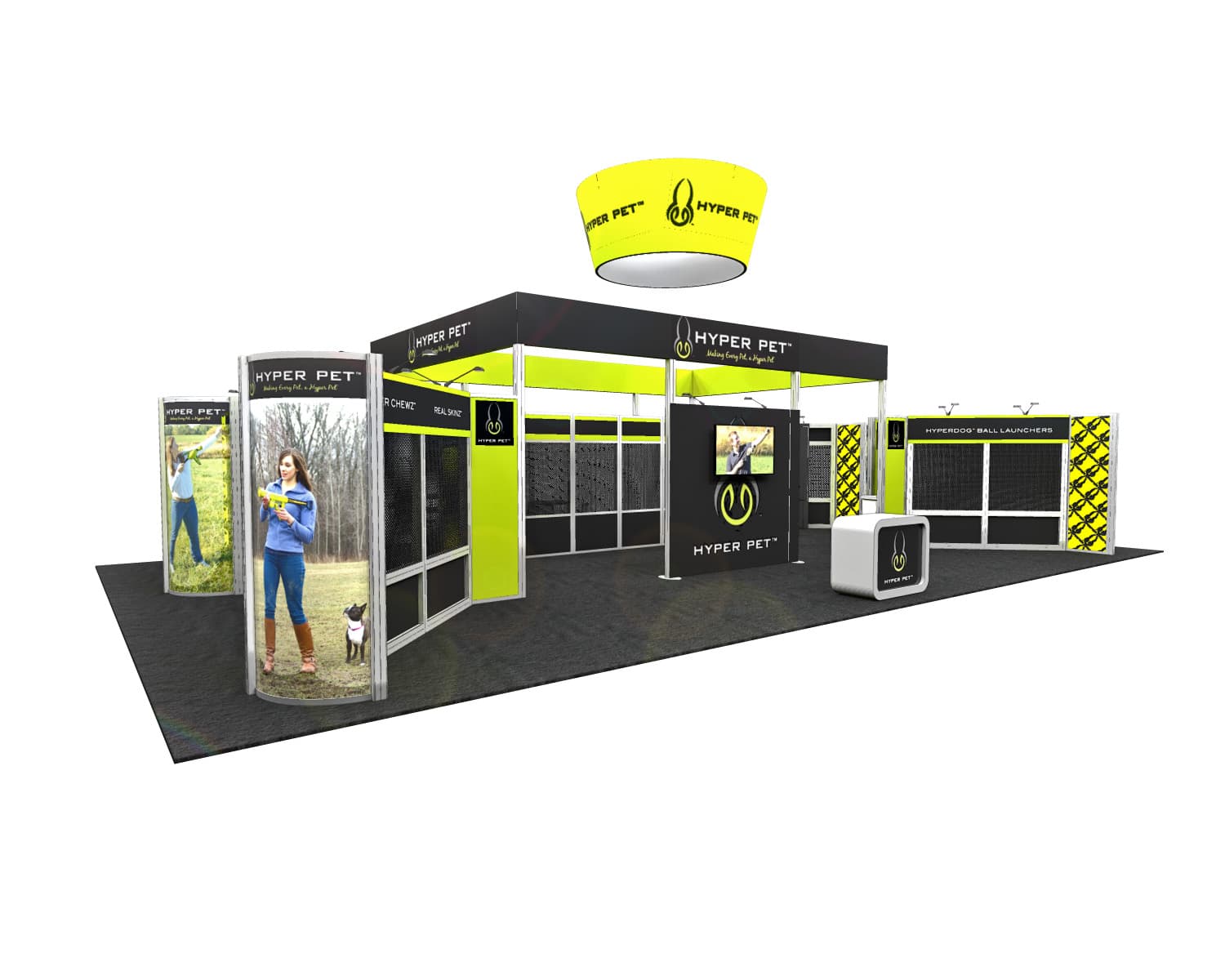 HyperPet custom trade show display