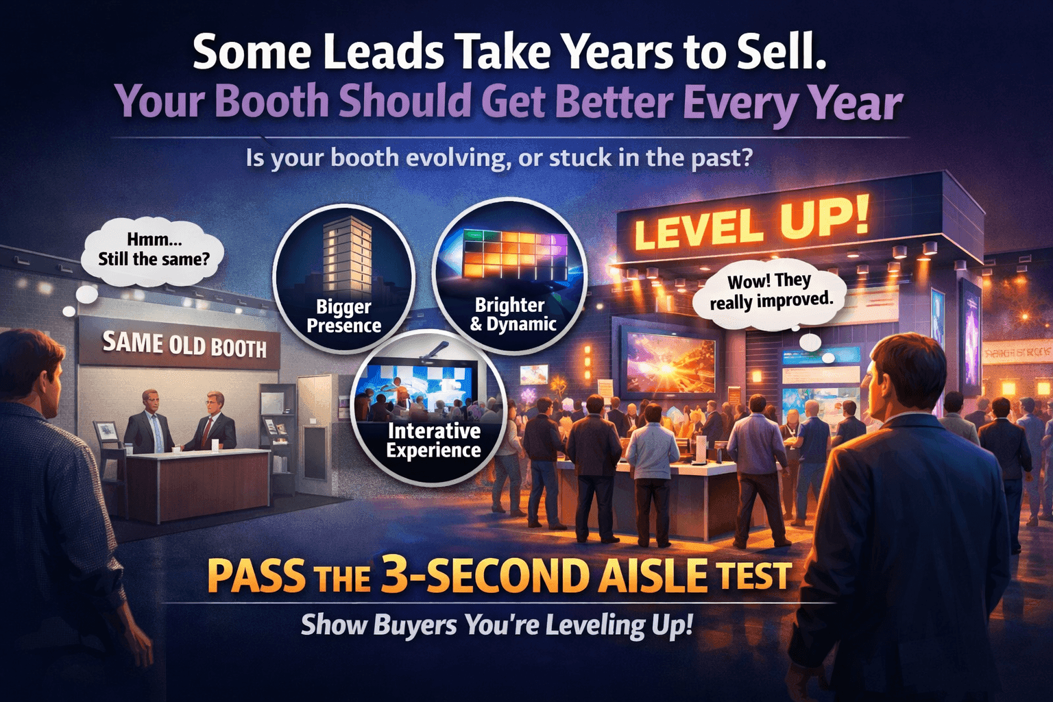 Some Leads Take Years to Sell — Your Booth Should Get Better Every Year